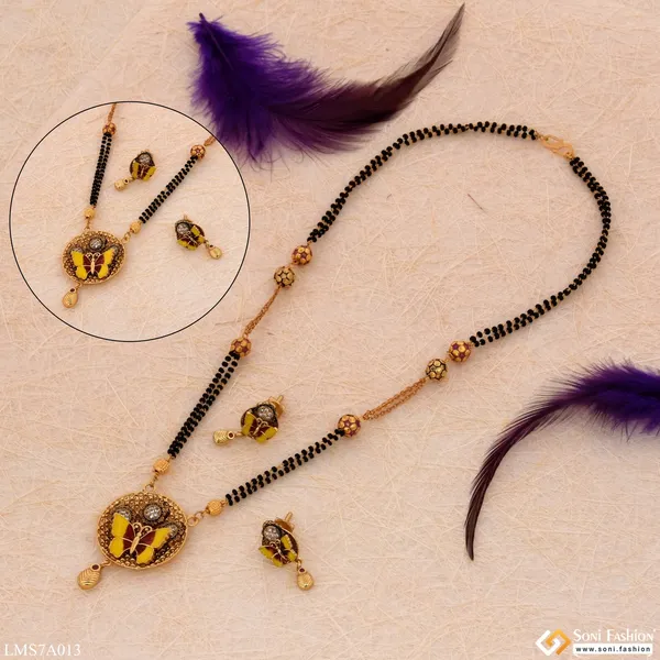 Butterfly_With_Diamond_Gold_Plated_Mangalsutra_Set_For_Women_Style_Lmsa013