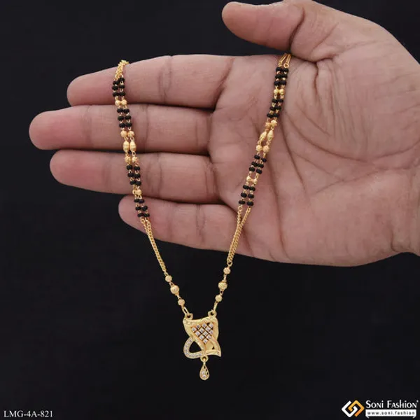 Sparkling_Design_Gold_Plated_Mangalsutra_For_Women_Style_A821