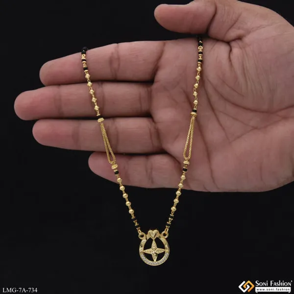 Hand_Crafted_Design_Gold_Plated_Mangalsutra_For_Women_Style_A734