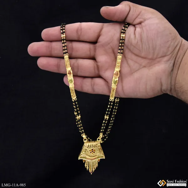 Glamorous_Design_Gold_Plated_Mangalsutra_For_Women_Style_A985