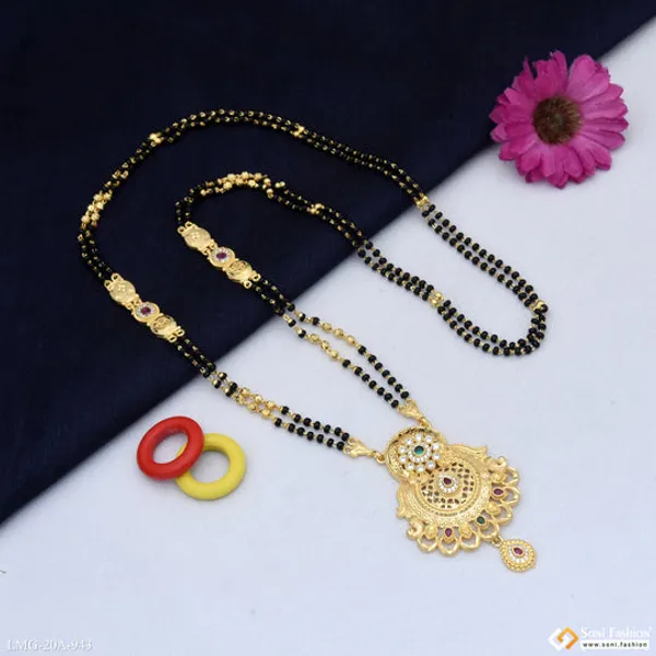 Glittering_Design_Gold_Plated_Mangalsutra_For_Women_Style_A943