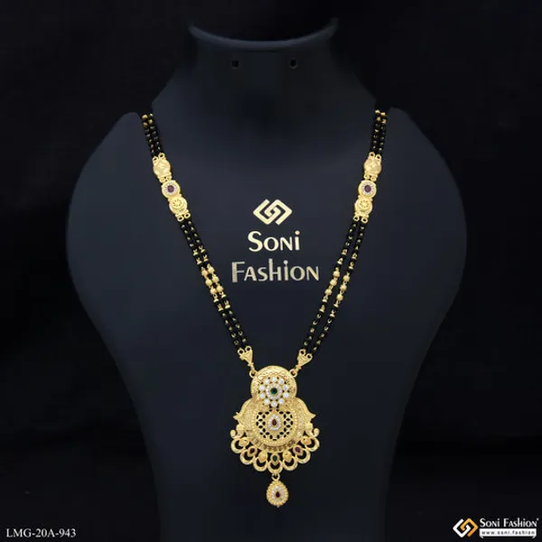 Glittering_Design_Gold_Plated_Mangalsutra_For_Women_Style_A943