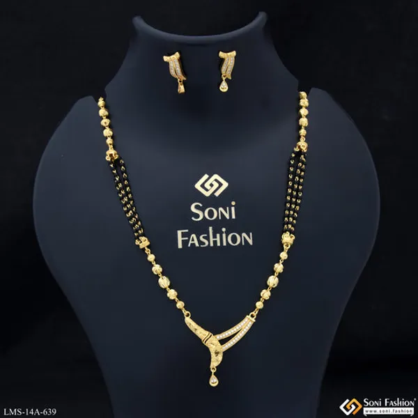 Latest_Design_Gold_Plated_Mangalsutra_Set_For_Women_Style_A639