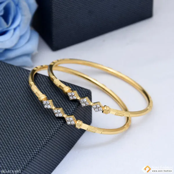1_Gram_Gold_Plated_Charming_Design_Bangles_For_Ladies_Style_A053