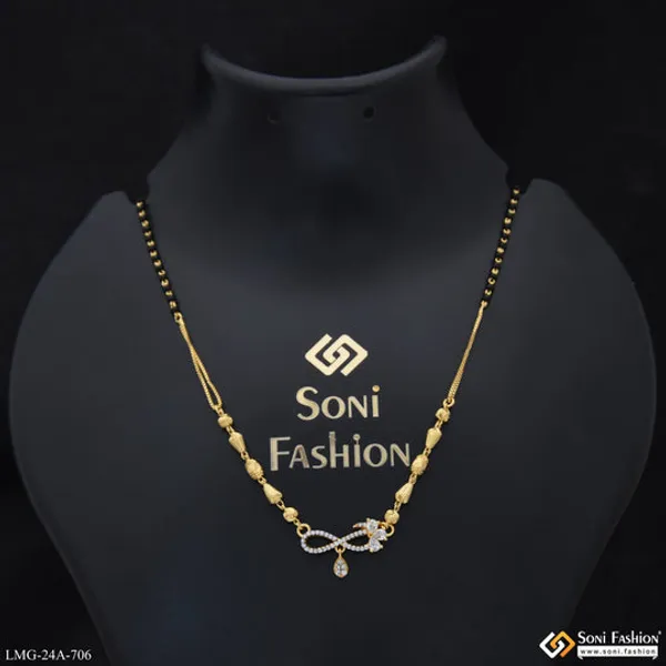 1_Gram_Gold_Plated_Infinity_Fashionable_Mangalsutra_For_Women_Style_A706