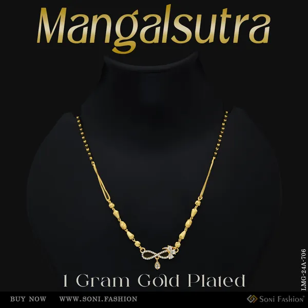 1_Gram_Gold_Plated_Infinity_Fashionable_Mangalsutra_For_Women_Style_A706