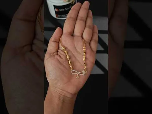 1_Gram_Gold_Plated_Infinity_Fashionable_Mangalsutra_For_Women_Style_A706