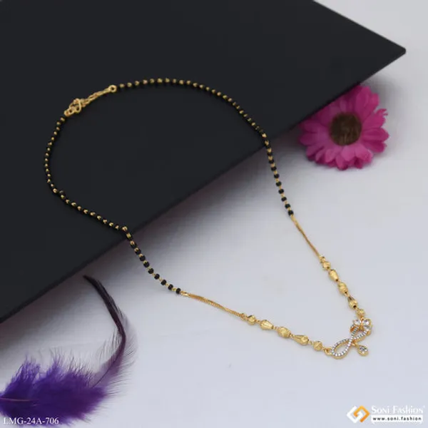 1_Gram_Gold_Plated_Infinity_Fashionable_Mangalsutra_For_Women_Style_A706