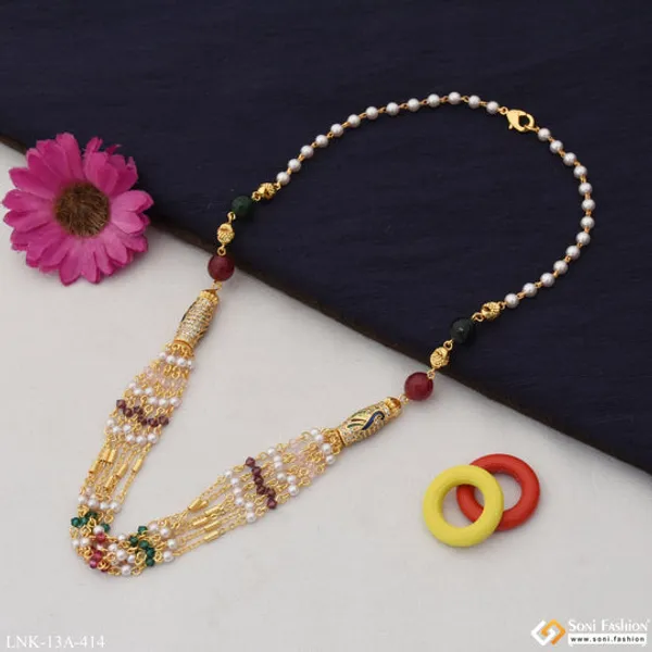 Gorgeous_Design_Sparkling_Design_Gold_Plated_Necklace_For_Ladies_Style_A414