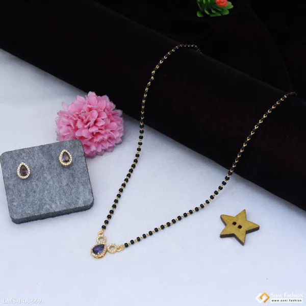Casual_Design_Gold_Plated_Mangalsutra_Set_For_Women_Style_A669