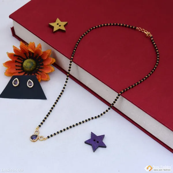 Casual_Design_Gold_Plated_Mangalsutra_Set_For_Women_Style_A669