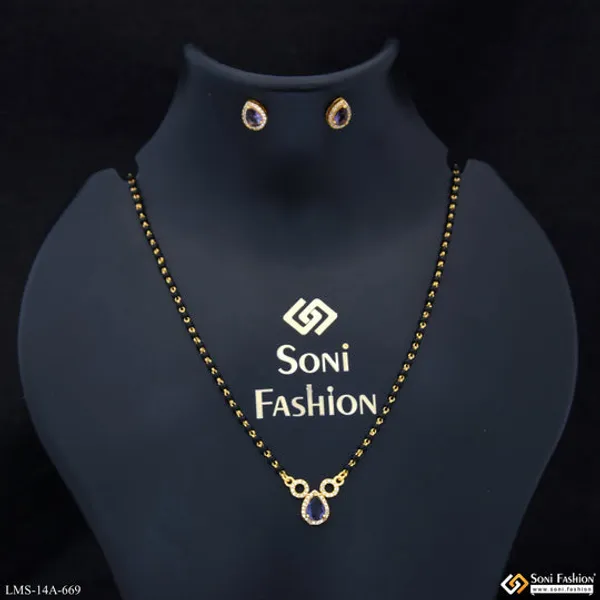 Casual_Design_Gold_Plated_Mangalsutra_Set_For_Women_Style_A669