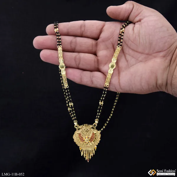 Finely_Detailed_Gold_Plated_Mangalsutra_For_Women_Style_B052