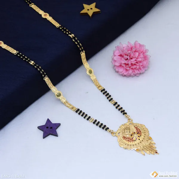 Finely_Detailed_Gold_Plated_Mangalsutra_For_Women_Style_B052