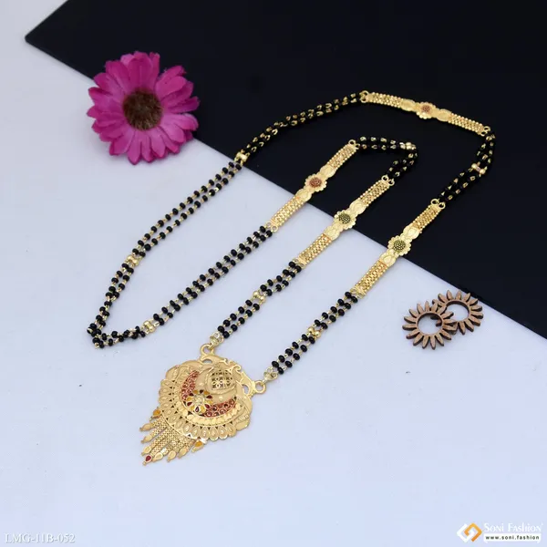 Finely_Detailed_Gold_Plated_Mangalsutra_For_Women_Style_B052