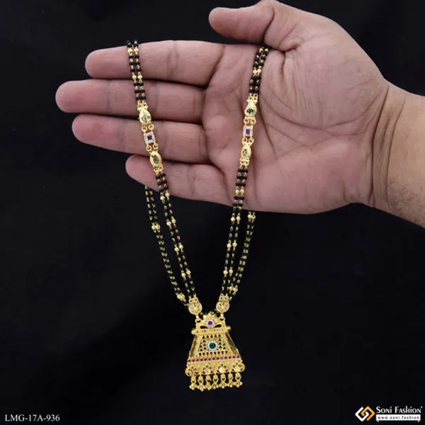Unique_Design_Gold_Plated_Mangalsutra_For_Women_Style_A936