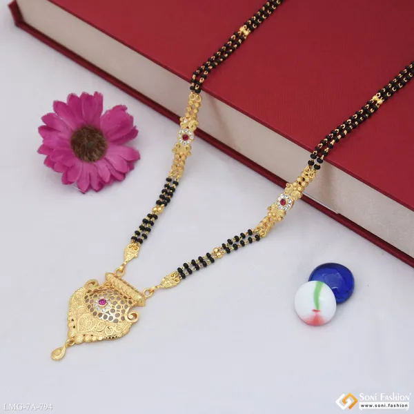 Chic_Design_Gold_Plated_Mangalsutra_For_Women_Style_A794