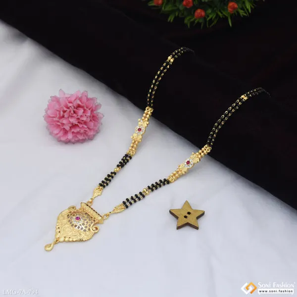 Chic_Design_Gold_Plated_Mangalsutra_For_Women_Style_A794