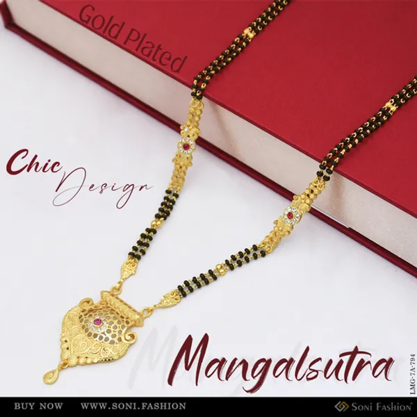 Chic_Design_Gold_Plated_Mangalsutra_For_Women_Style_A794