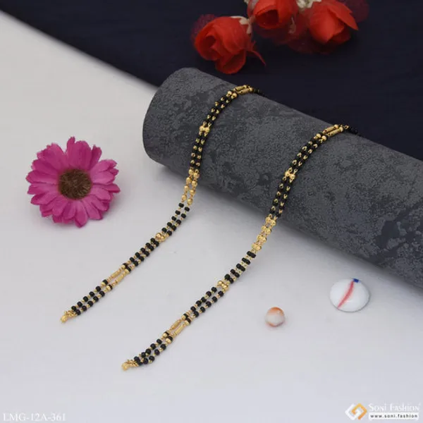 1_Gram_Gold_Plated_2_Line_Latest_Design_Mangalsutra_Dori_For_Women_Style_A361
