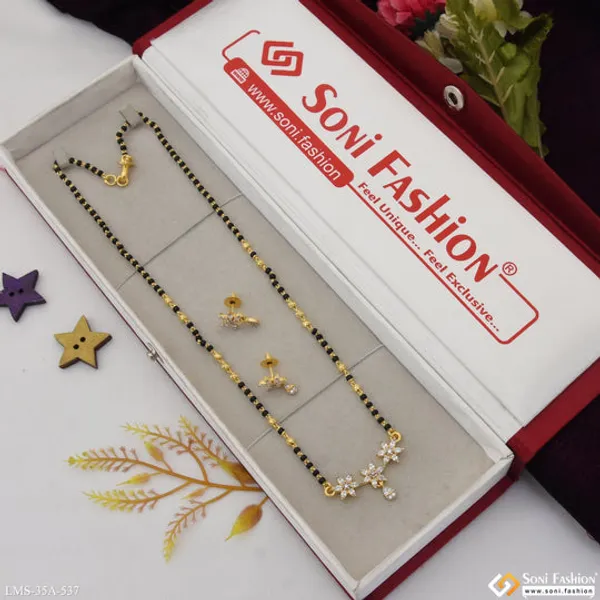 1_Gram_Gold_Plated_Unique_Design_Mangalsutra_Set_For_Women_Style_A537