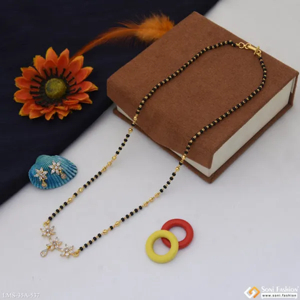 1_Gram_Gold_Plated_Unique_Design_Mangalsutra_Set_For_Women_Style_A537