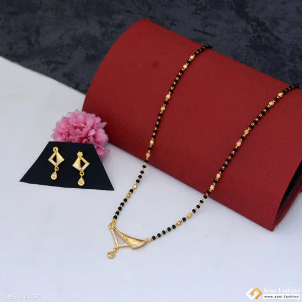 Dazzling_Design_Gold_Plated_Mangalsutra_Set_For_Women_Style_A591