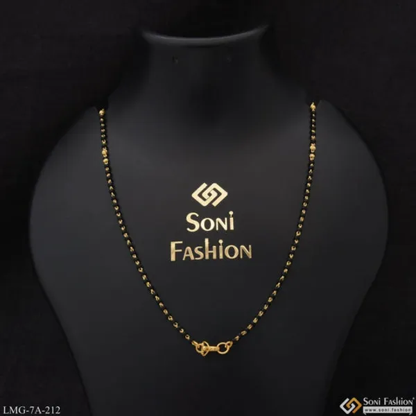 1_Gram_Gold_Plated_1_Line_Glamorous_Design_Mangalsutra_Dori_For_Women_Style_A212