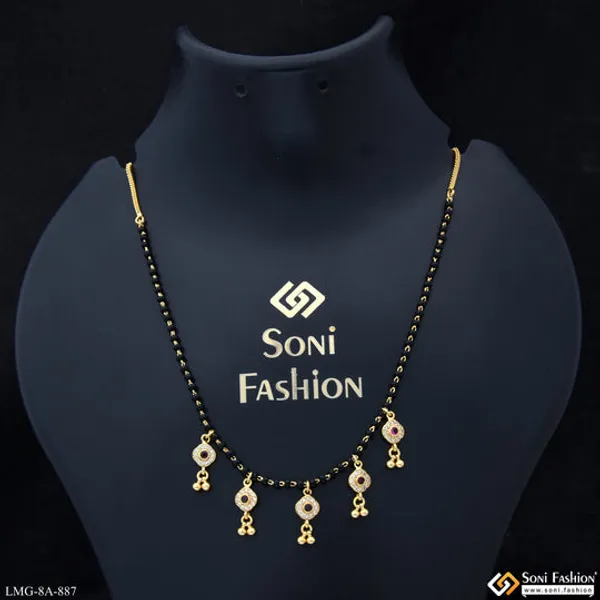 Fashionable_Gold_Plated_Mangalsutra_For_Women_Style_A887