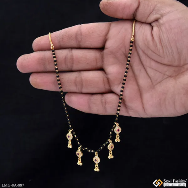 Fashionable_Gold_Plated_Mangalsutra_For_Women_Style_A887