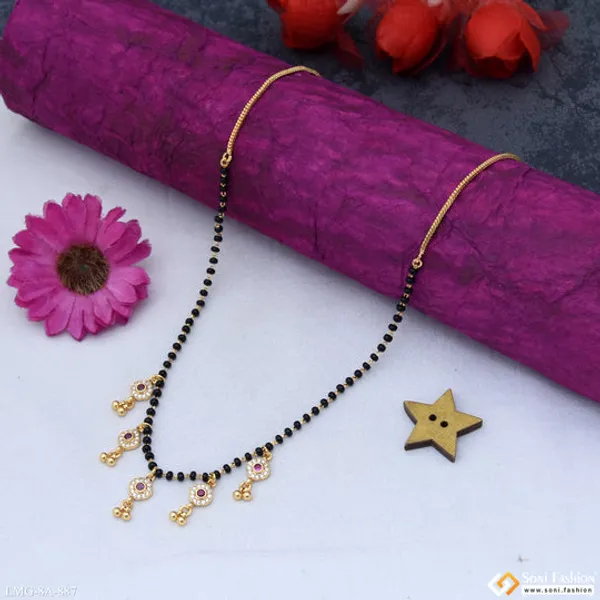Fashionable_Gold_Plated_Mangalsutra_For_Women_Style_A887