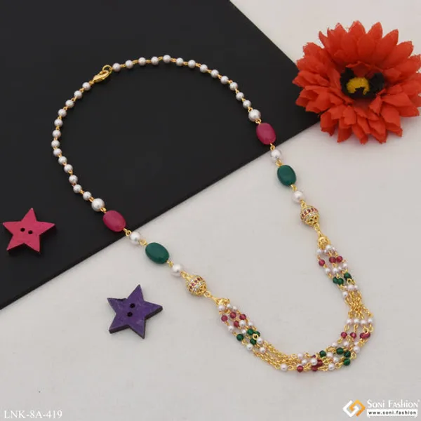 New_Style_With_Diamond_Beautiful_Design_Gold_Plated_Necklace_For_Lady_Style_A419