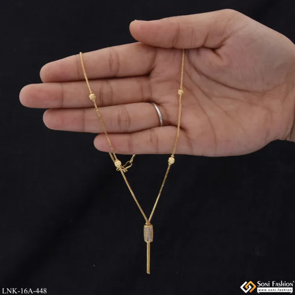 1_Gram_Gold_Plated_With_Diamond_Funky_Design_Necklace_For_Ladies_Style_A448