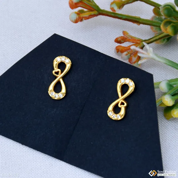 Radiant_Design_Gold_Plated_Earrings_For_Women_Style_A318