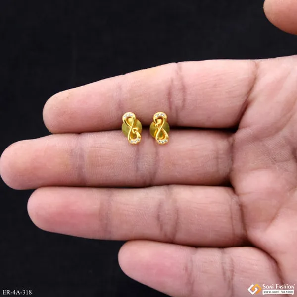 Radiant_Design_Gold_Plated_Earrings_For_Women_Style_A318