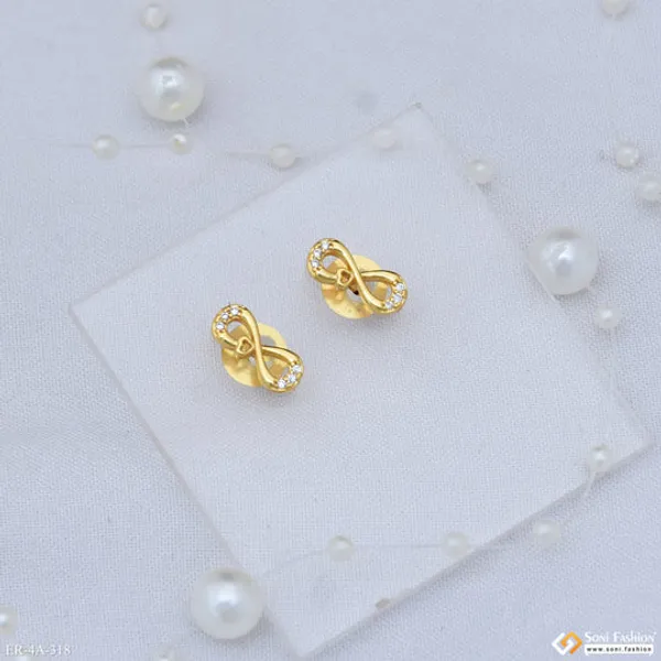 Radiant_Design_Gold_Plated_Earrings_For_Women_Style_A318