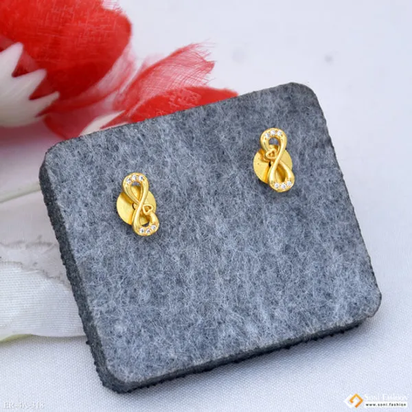 Radiant_Design_Gold_Plated_Earrings_For_Women_Style_A318