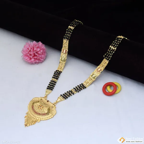 4_Line_Sparkling_Design_Gold_Plated_Mangalsutra_For_Women_Style_A922