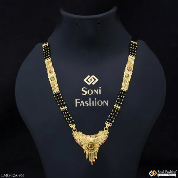 Fashionable_Gold_Plated_Mangalsutra_For_Women_Style_A956
