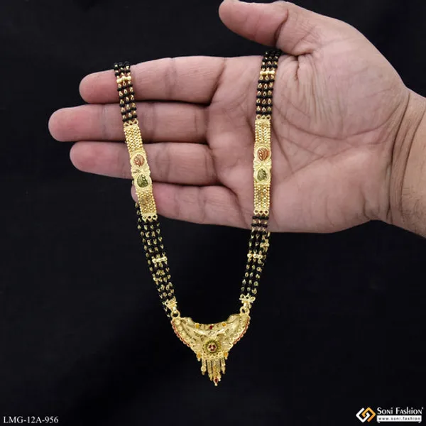 Fashionable_Gold_Plated_Mangalsutra_For_Women_Style_A956