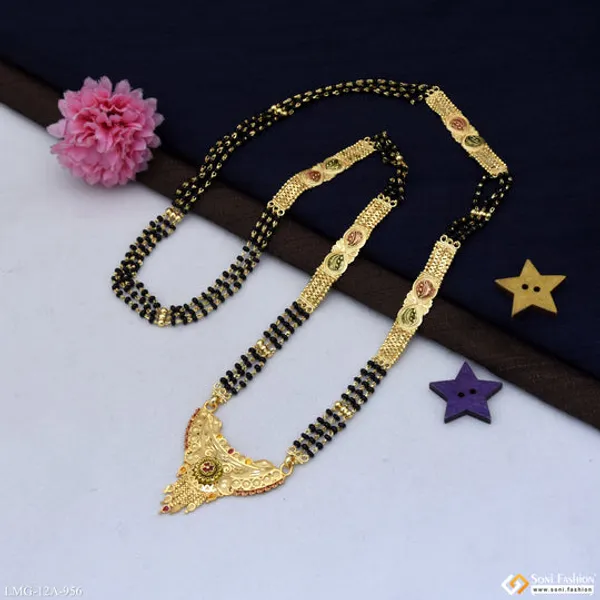Fashionable_Gold_Plated_Mangalsutra_For_Women_Style_A956