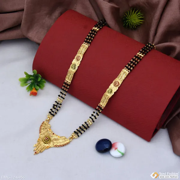 Fashionable_Gold_Plated_Mangalsutra_For_Women_Style_A956
