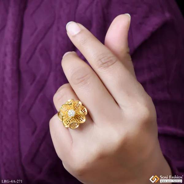 Casual_Design_Gold_Plated_Ring_For_Ladies_Style_A271