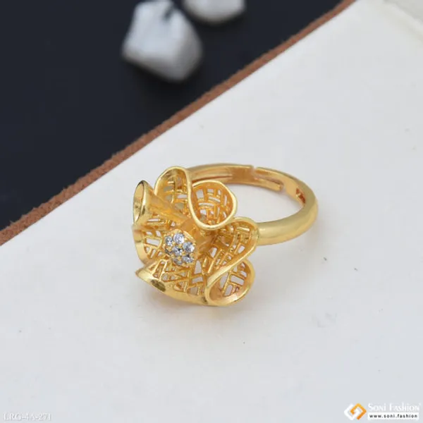 Casual_Design_Gold_Plated_Ring_For_Ladies_Style_A271