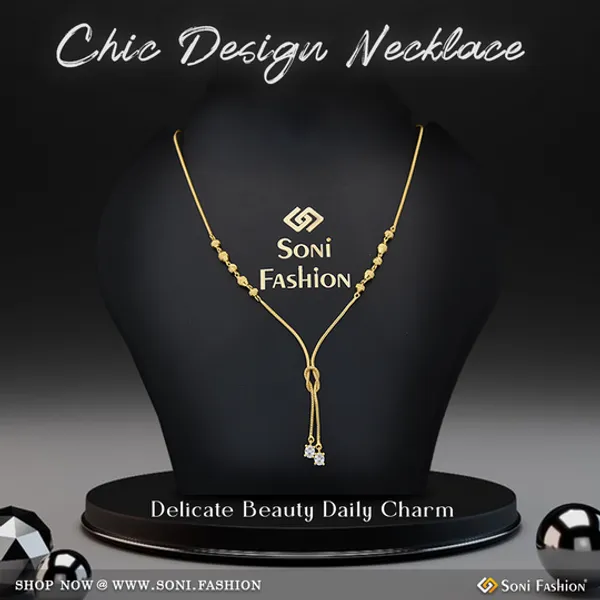 1_Gram_Gold_Plated_Chic_Design_Necklace_For_Ladies_Style_A642