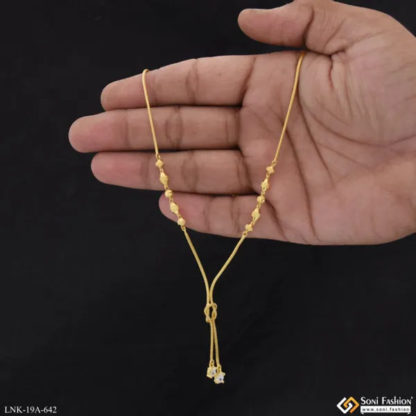 1_Gram_Gold_Plated_Chic_Design_Necklace_For_Ladies_Style_A642