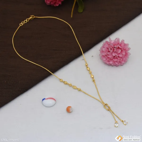 1_Gram_Gold_Plated_Chic_Design_Necklace_For_Ladies_Style_A642