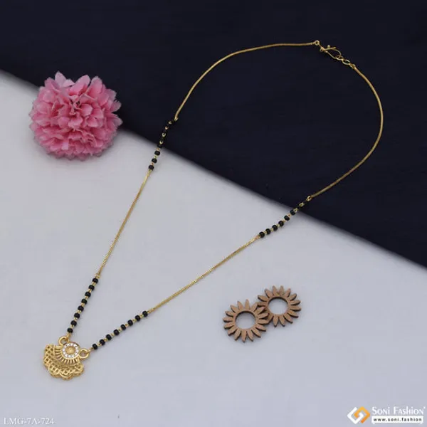 Glamorous_Design_Gold_Plated_Mangalsutra_For_Women_Style_A724