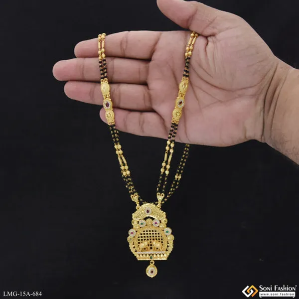 Fashionable_Gold_Plated_Mangalsutra_For_Women_Style_A684