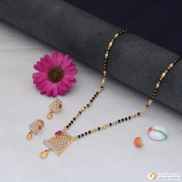 Best_Quality_Gold_Plated_Mangalsutra_Set_For_Women_Style_A604